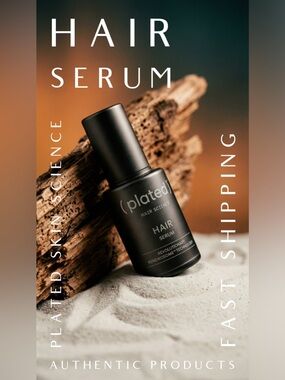 Plated Hair Serum + Free Nano travel mini
($95 gift) NEW IN BOX